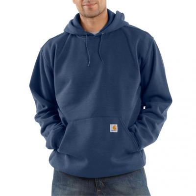 Mens Carhartt Navy Blue MidWeight Hooded Sweatshirt K121