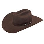 Ariat 3X Wool Felt Chocolate Brown Cowboy Hat