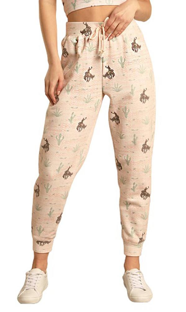Rock  Roll Cowgirl Desert  Horse Athletic Jogger