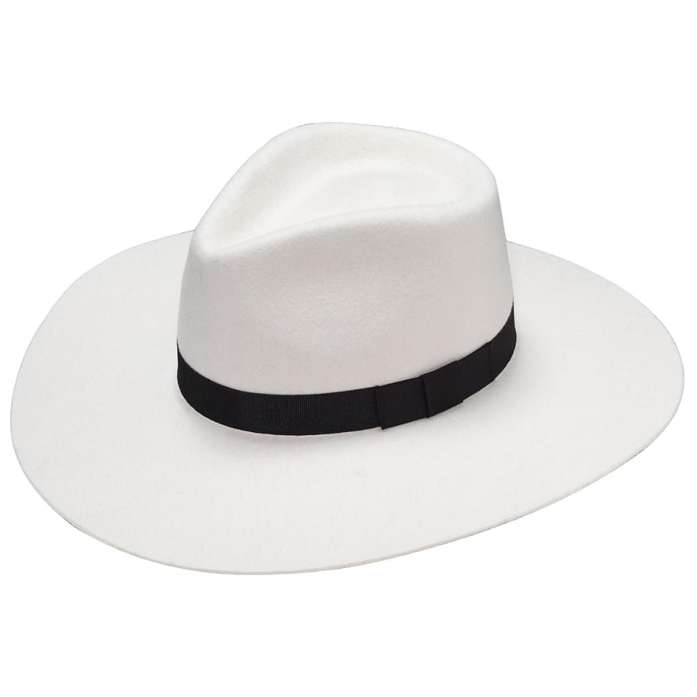 Twister Pinch Front White Fashion Hat
