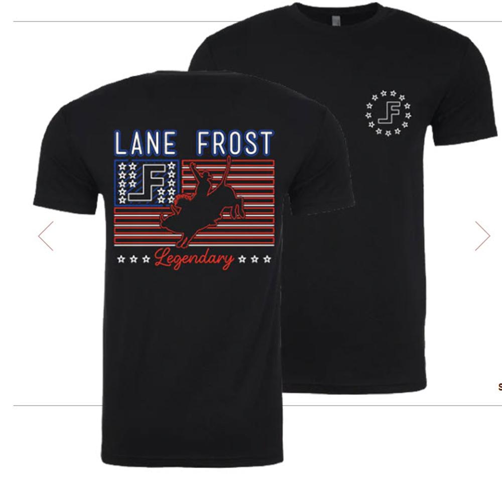 Lane Frost Neon Patriot Unisex Tee