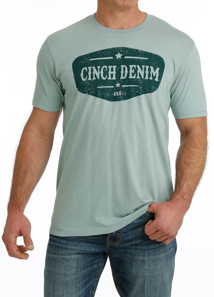 Cinch Denim Logo Tee