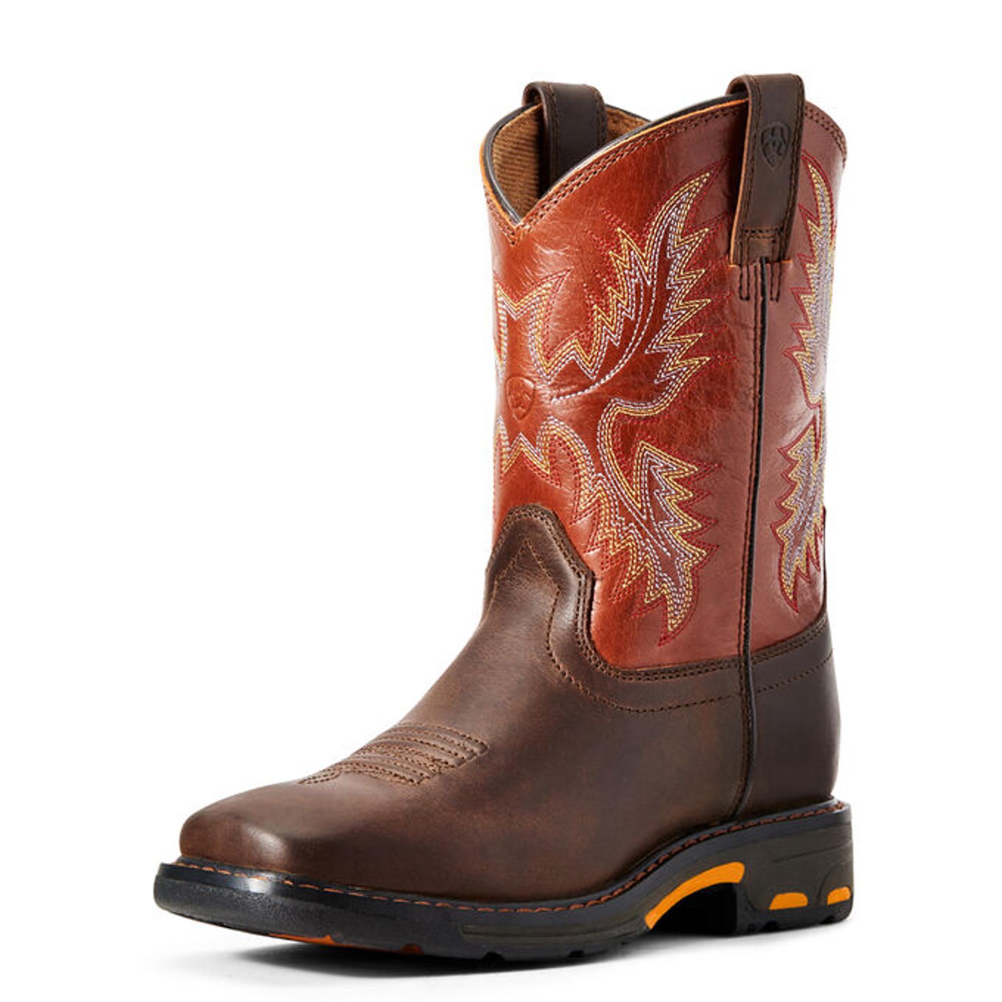 Ariat Boys Workhog Western and Work Boot