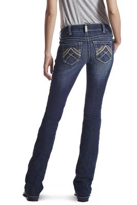 Ariat REAL Rosey Boot Cut Low Rise Womens Stretch Jeans