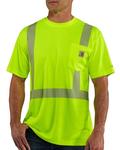 Carhartt Men`s Class 2 High Visibility Taped Force Short Sleeve Tee