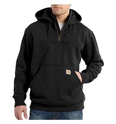 1/4 Zip Rain Defender Mens Hooded Sweatshirt from Carhartt