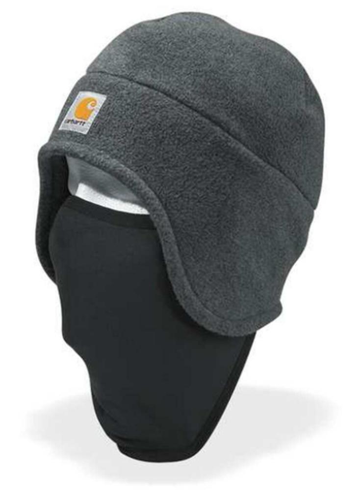 Charcoal Fleece 2in1 Headwear by Carhartt