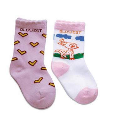 Old West 2pack Infant  Toddler Girl Socks
