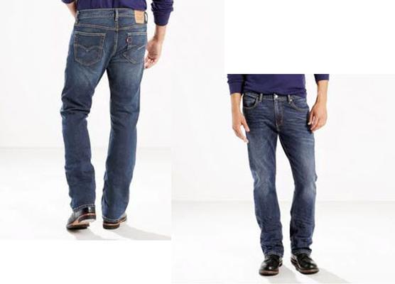 Levi 527 Mens SlimFit BootCut Wave Allusions Jeans