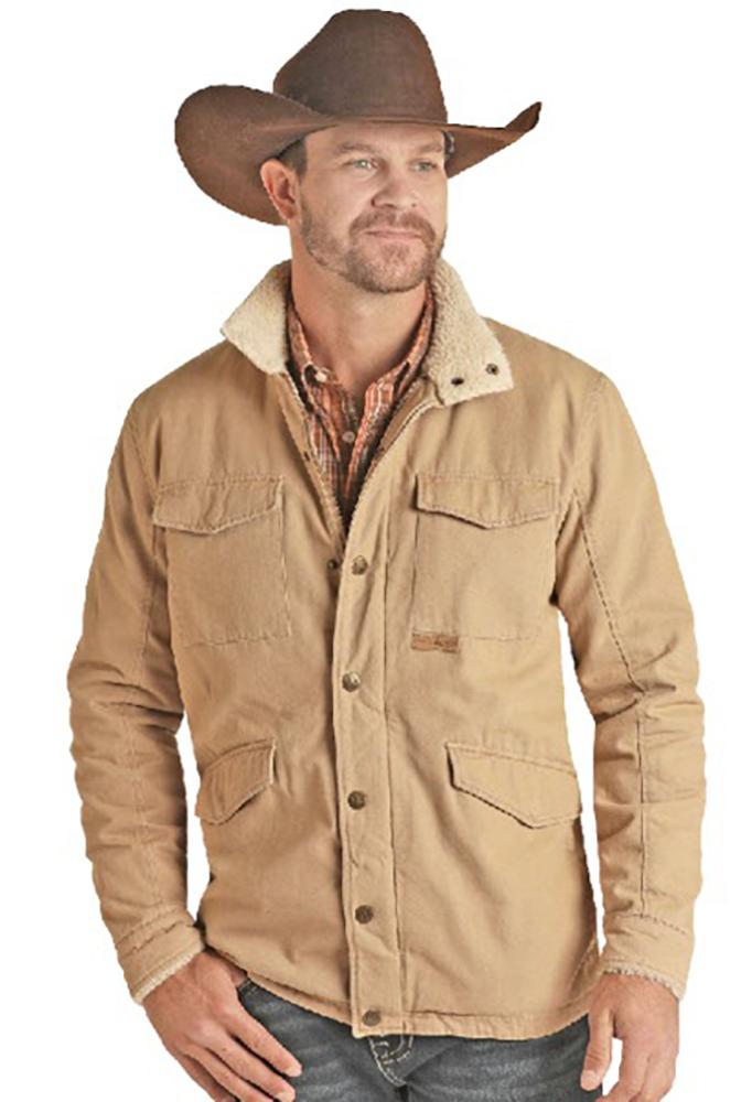 Powder River Canvas Jacket with Berber Lining