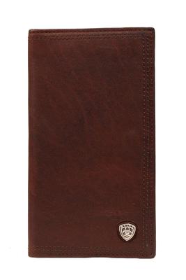 Ariat Dark Copper Leather Performance Rodeo Wallet