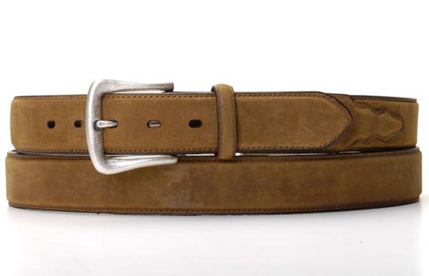 Nocona Leather Mens Distressed Brown Distressed Leather Basic Belt
