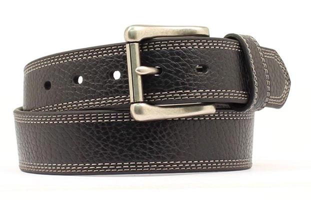 Mens Nocona HDXtreme Value Black Leather Work Belt