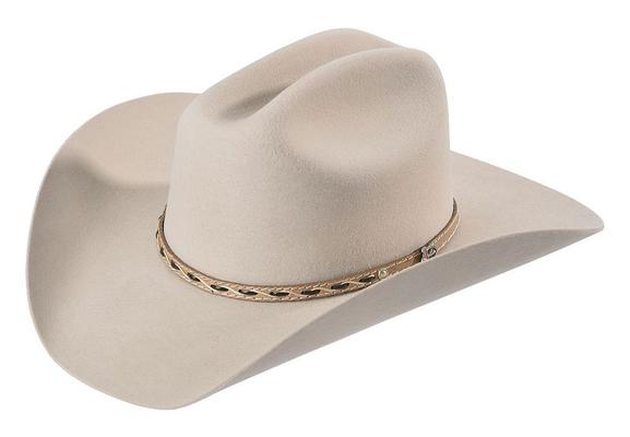 2X Justin Bonanza Silverbelly Colored Cowboy Hat