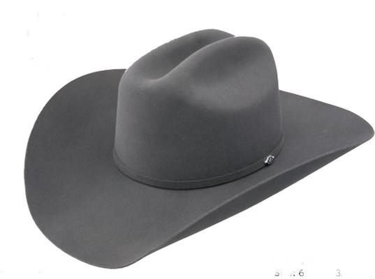 Stetson Mason 4X Granite Grey Fur Felt USA Made Cowboy Hat
