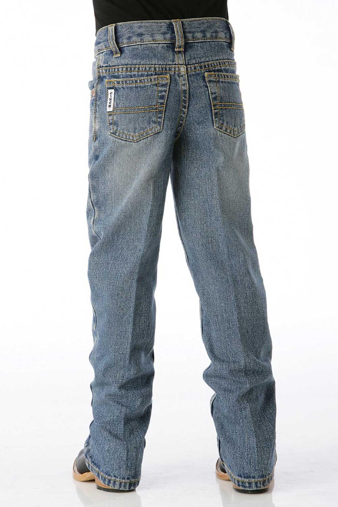 Boys` Cinch Sandblasted White Label Youth Jeans