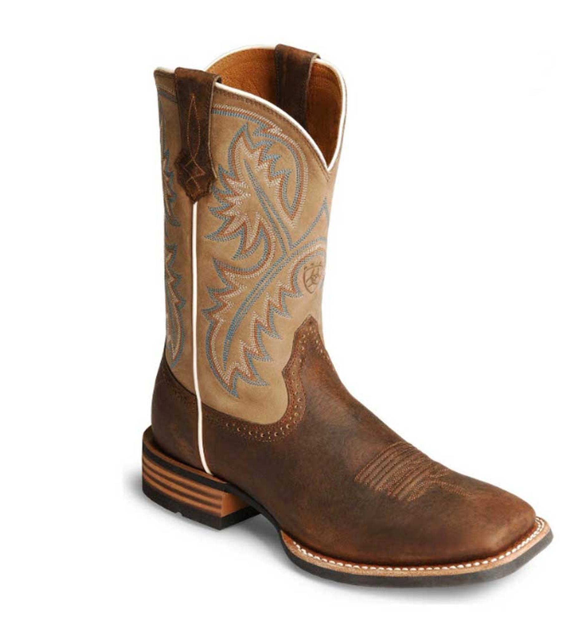 Ariat Men`s Quickdraw Square Toe Cowboy Western Boots