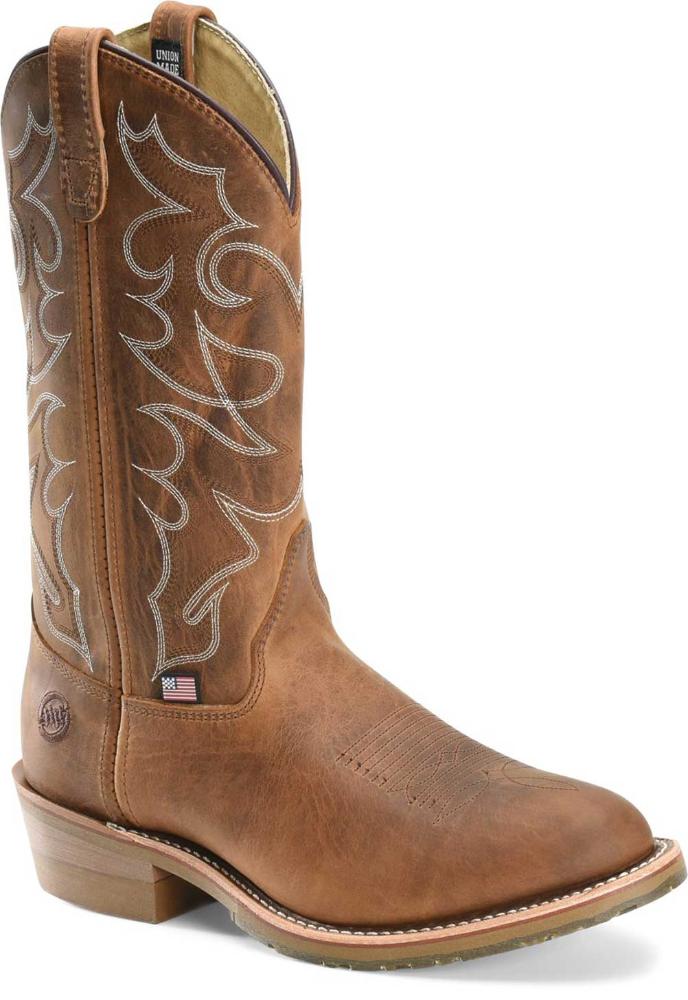 Double H Mens Dylan Brown Ice USA Made Work Western Boots DH1552