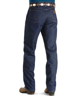 Mens Wrangler Premium Performance Original Fit Prewashed Boot Cut Jeans