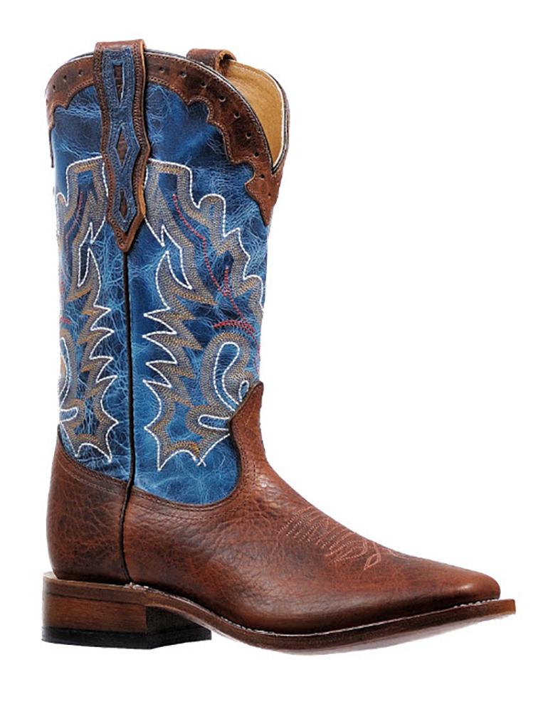 Boulet Mens Whisky Bisote Electric Blue Leather Sole Boot