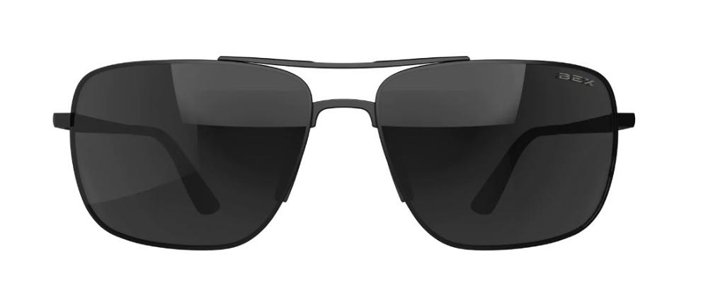 Bex Porter Matte Black  Grey Sunglasses