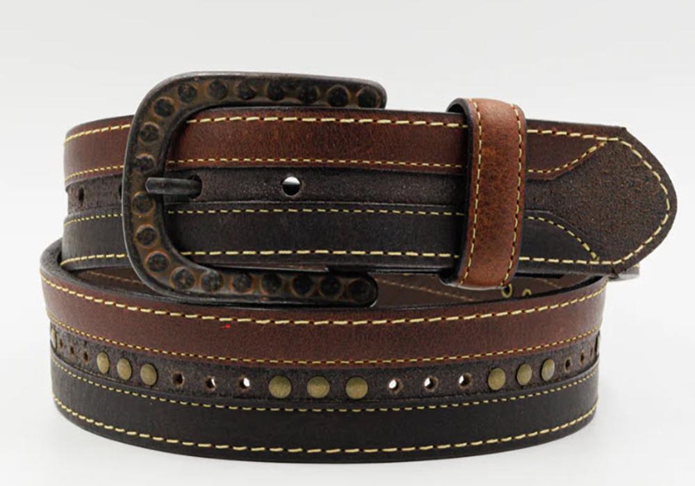 Vintage Bison Rowan ColorMix USA Made Mens belt