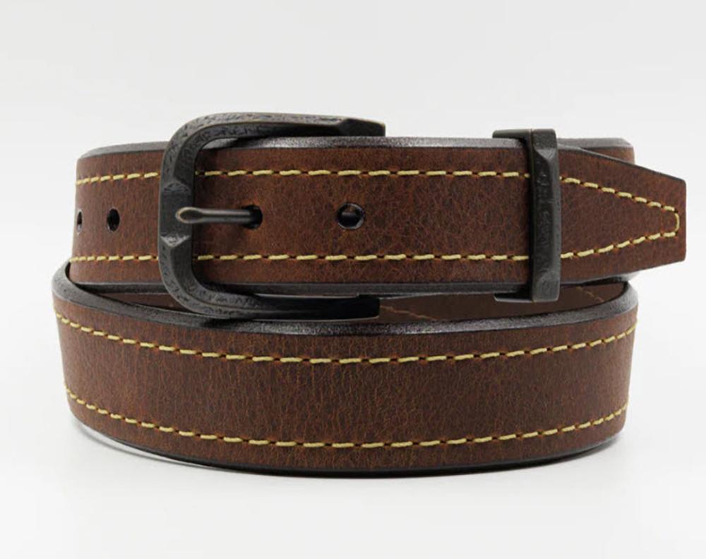 Vintage Bison Leather Granada Mens USA Made Belt