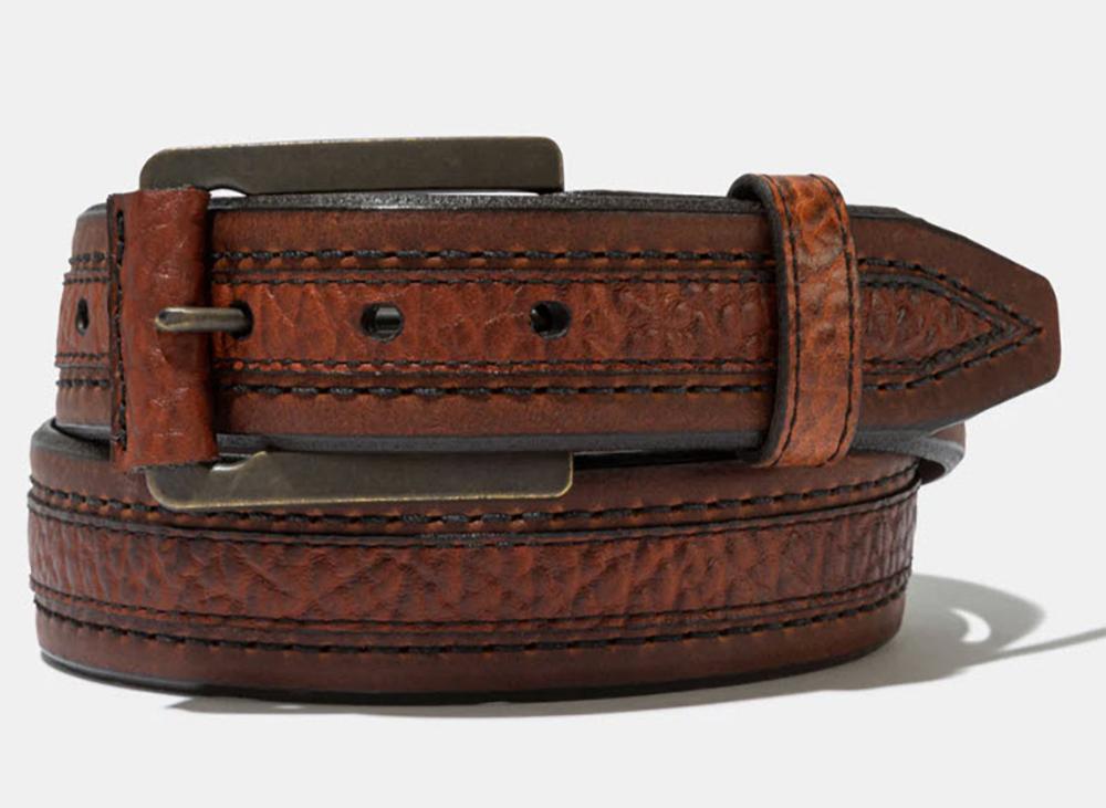 Vintage Bison Chippewa Saddle  Peanut USA Mens Belt