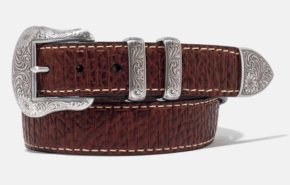 Vintage Bison Leather Wild Bill II USA Mens Belt