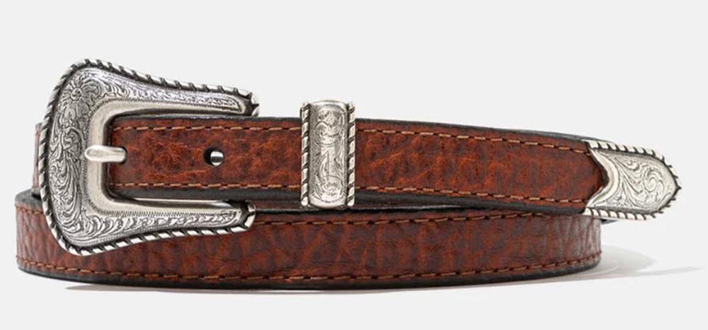 Vintage Bison Leather Wild Wendy 20mm USA Womens Belt