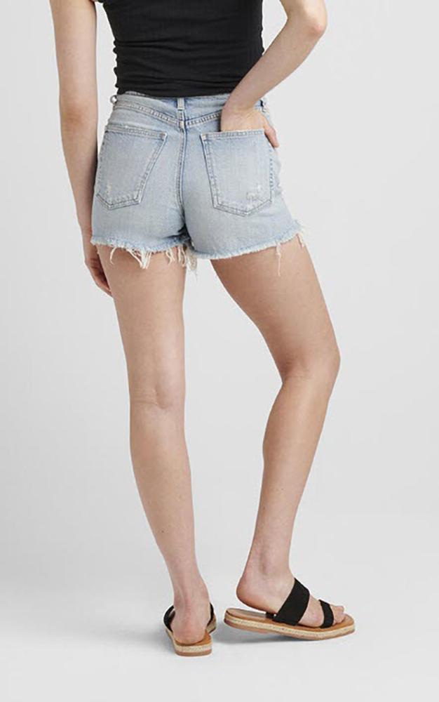Silver Jeans Highly Desirable 3 Inch HighRise Distressed Shorts