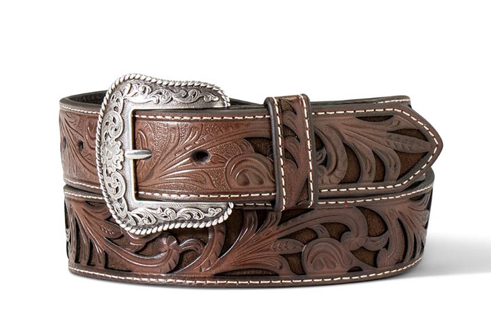 Ariat Floral Embroidery Buck Lace Womens Belt