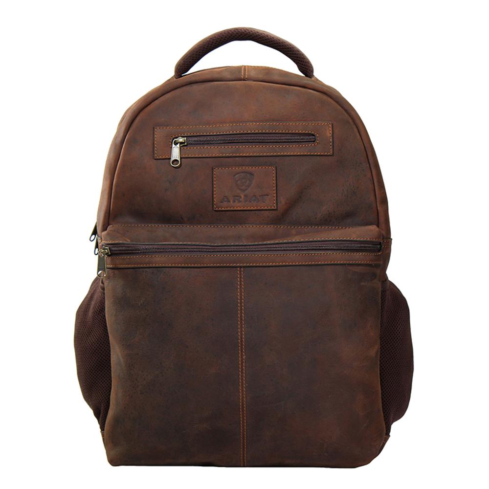 Ariat Leather Laptop Backpack
