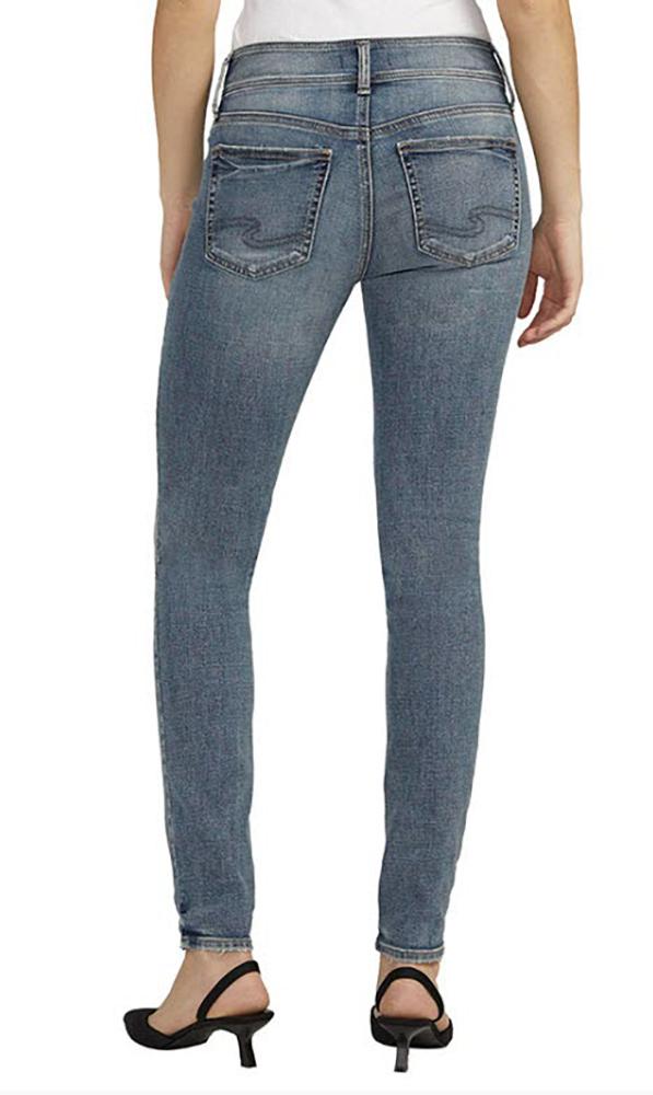 Silver Suki CurvyFit MidRise Skinny Leg Womens Crop Jean