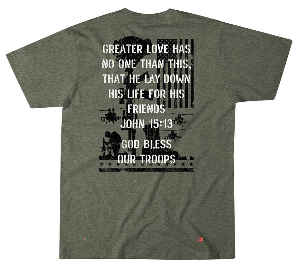 Howitzer God Bless Our Troops Tee