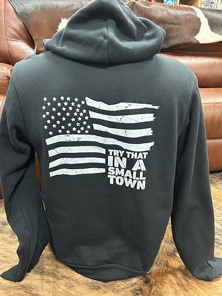 Legend or Lies Try That In A Small Town Fleece Hoodie