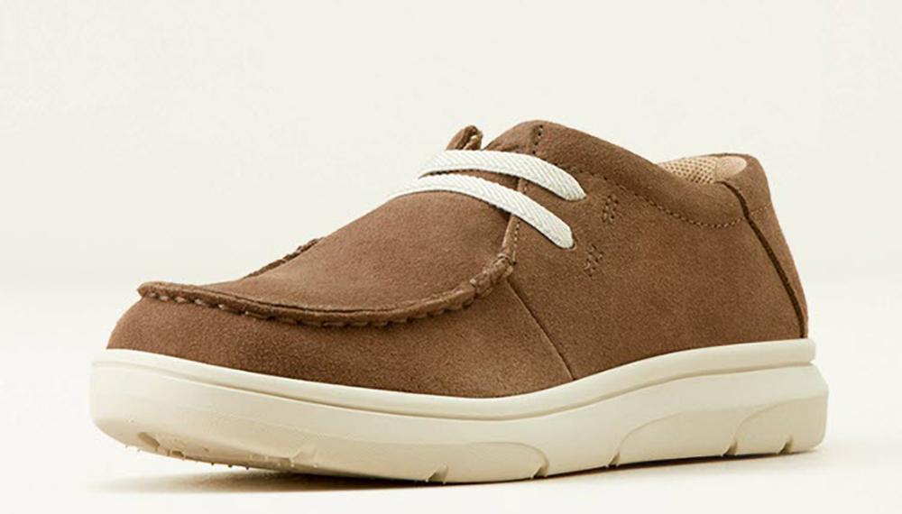 Ariat Kids Hilo Brown Bomber Suede Casual Shoe