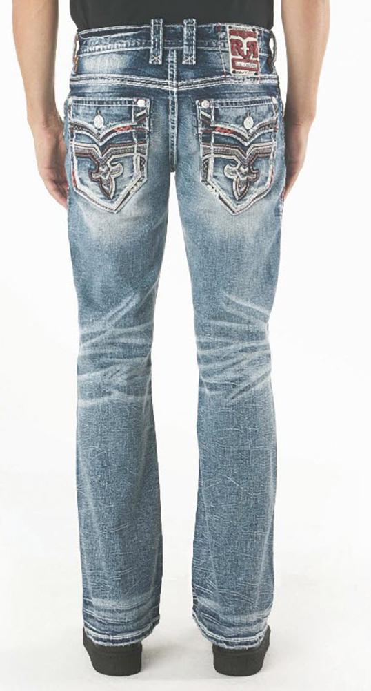 Rock Revival Mens Jeans Matteo Boot Cut Jean