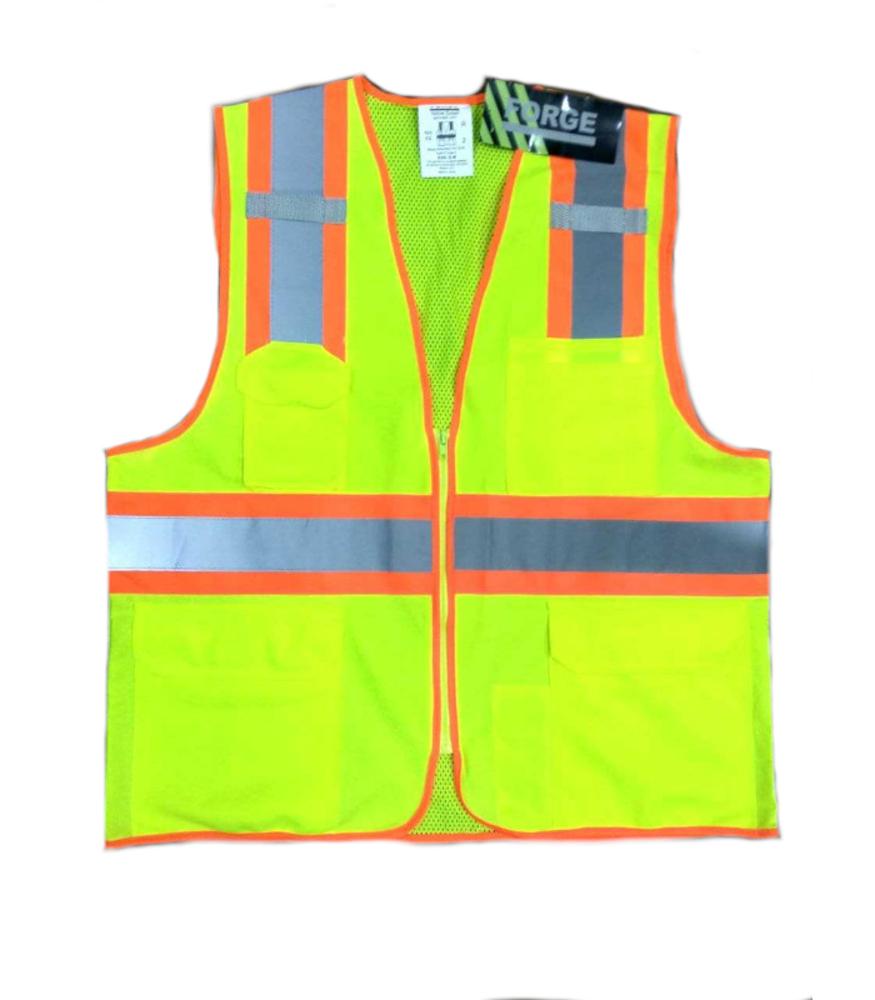 Forge HiVisibility Class 2 Mesh Zip Close TwoTone Vest
