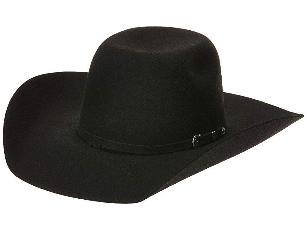 Ariat Youth Wool Punchy Black Felt Cowboy Hat