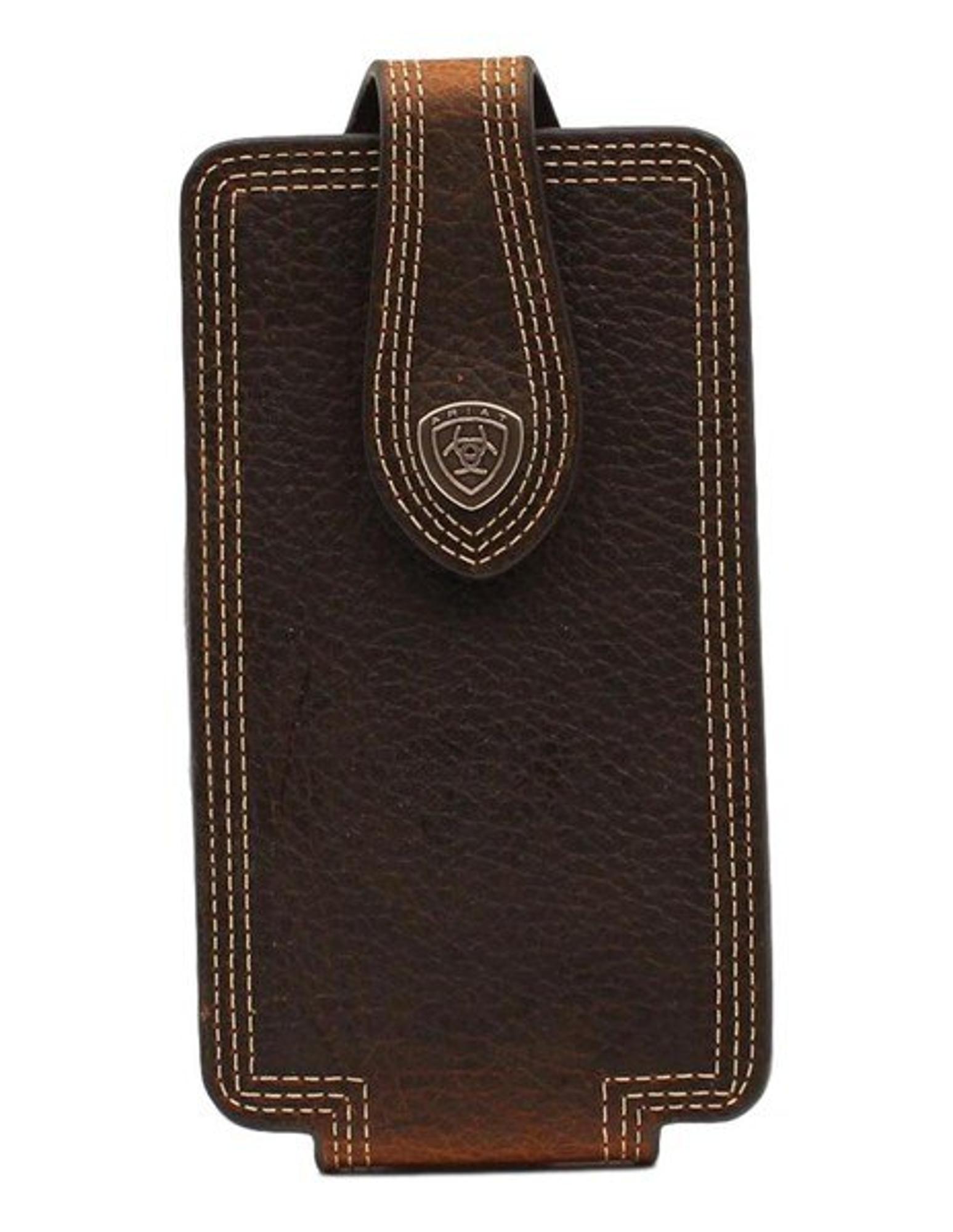 Ariat Leather Cell Phone Carry Case with Plastic Clip