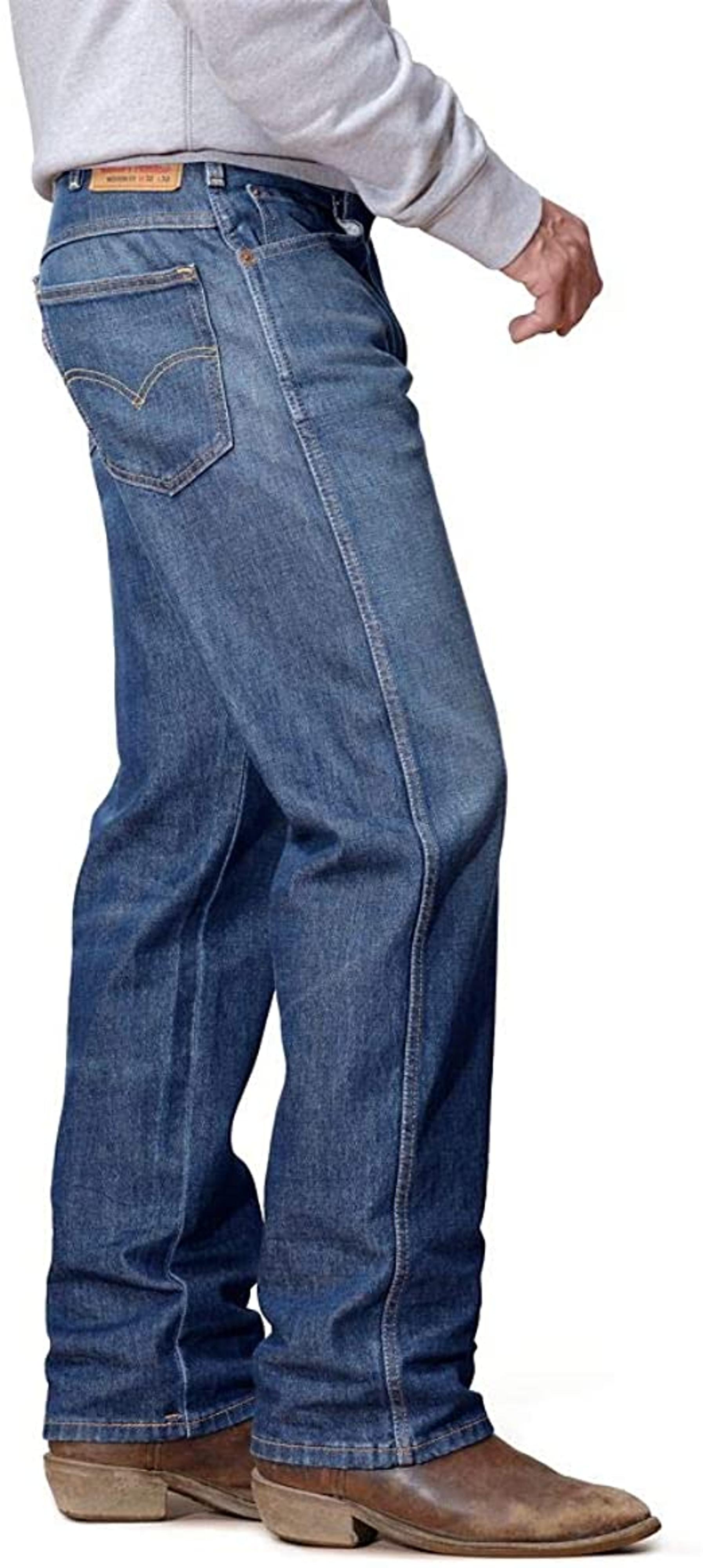 Mens Levi Western Fit Mid-Rise Stackable Straight-Leg Stretch So Lonesome  Jeans | Renegade Stores