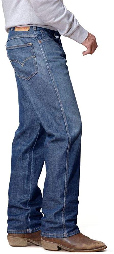 Mens Levi Western Fit MidRise Stackable StraightLeg Stretch So Lonesome Jeans
