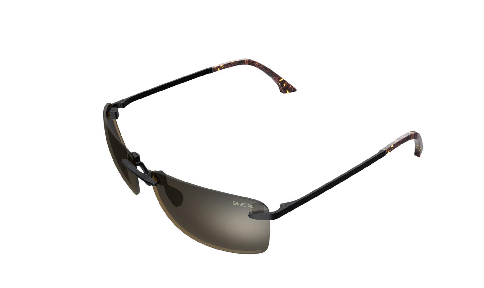 Bex Legolas Black and Brown Polarized Sunglasses