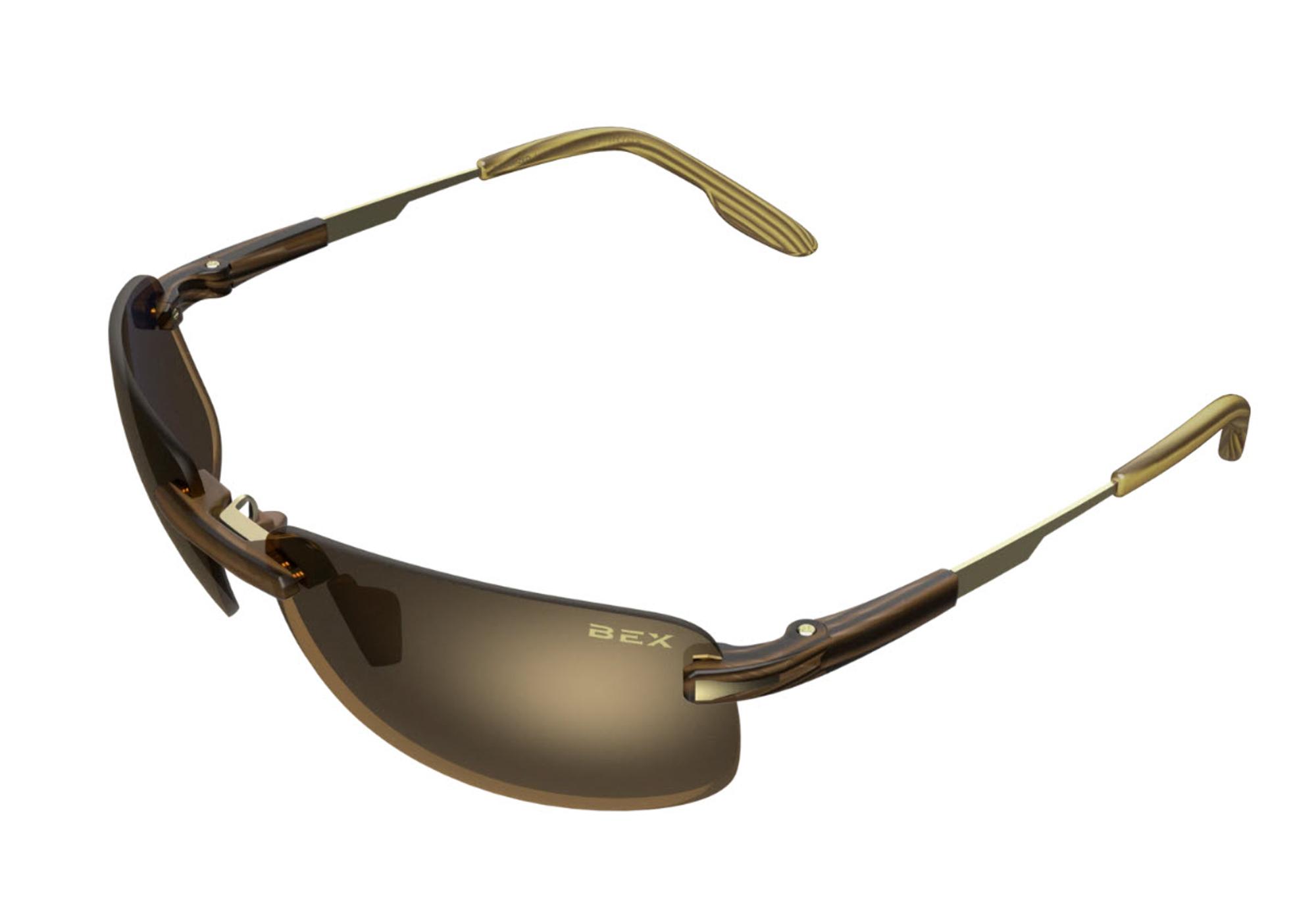Bex Brackley X Tortoise and Gold Polarized Sunglasses