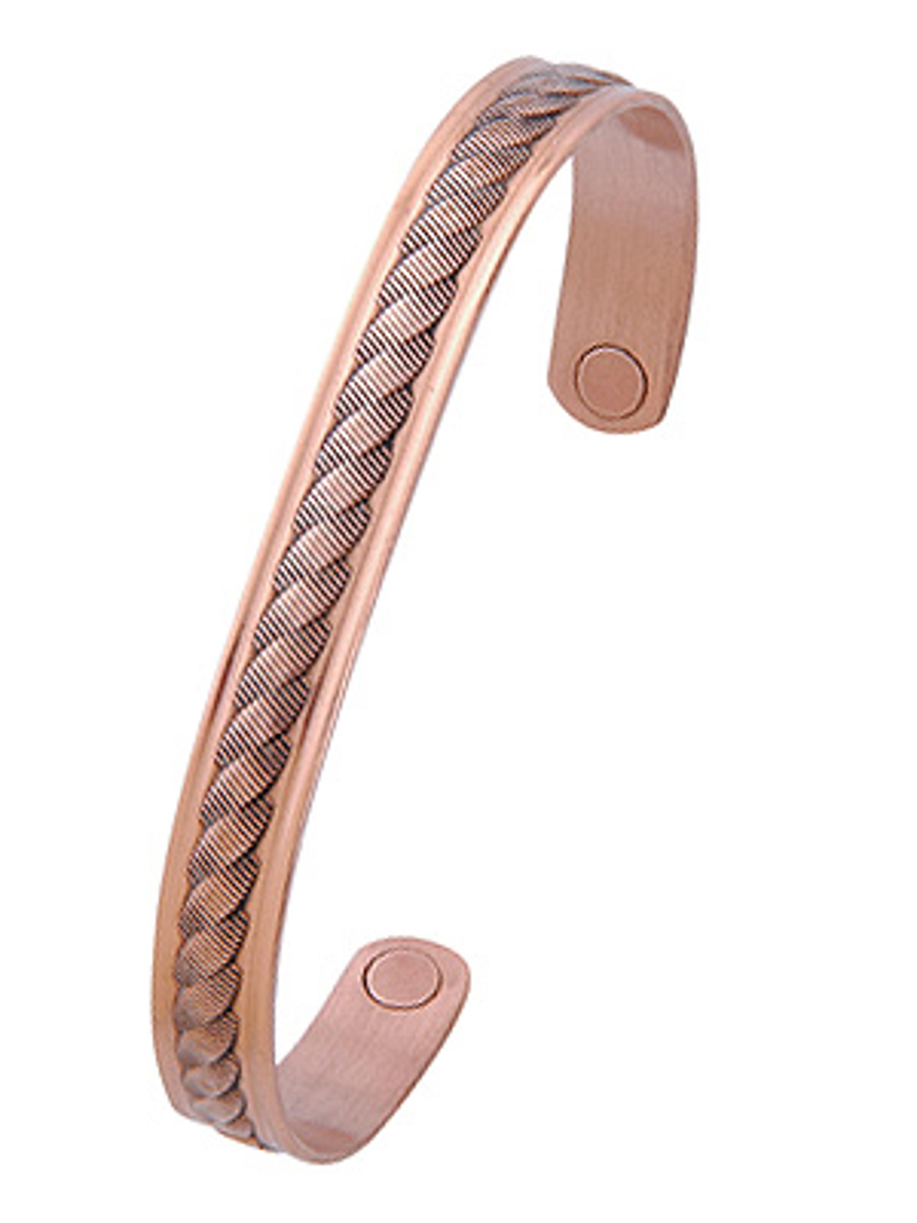 Sabona | Jewelry | Sabona Stainless Steel Magnetic Metal Silvergold Tone  Bracelet | Poshmark