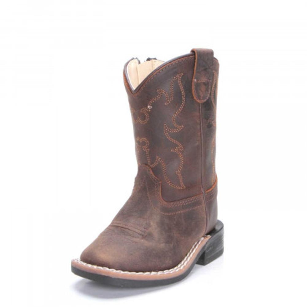 Old West Toddler Zip Side Cowboy Boots