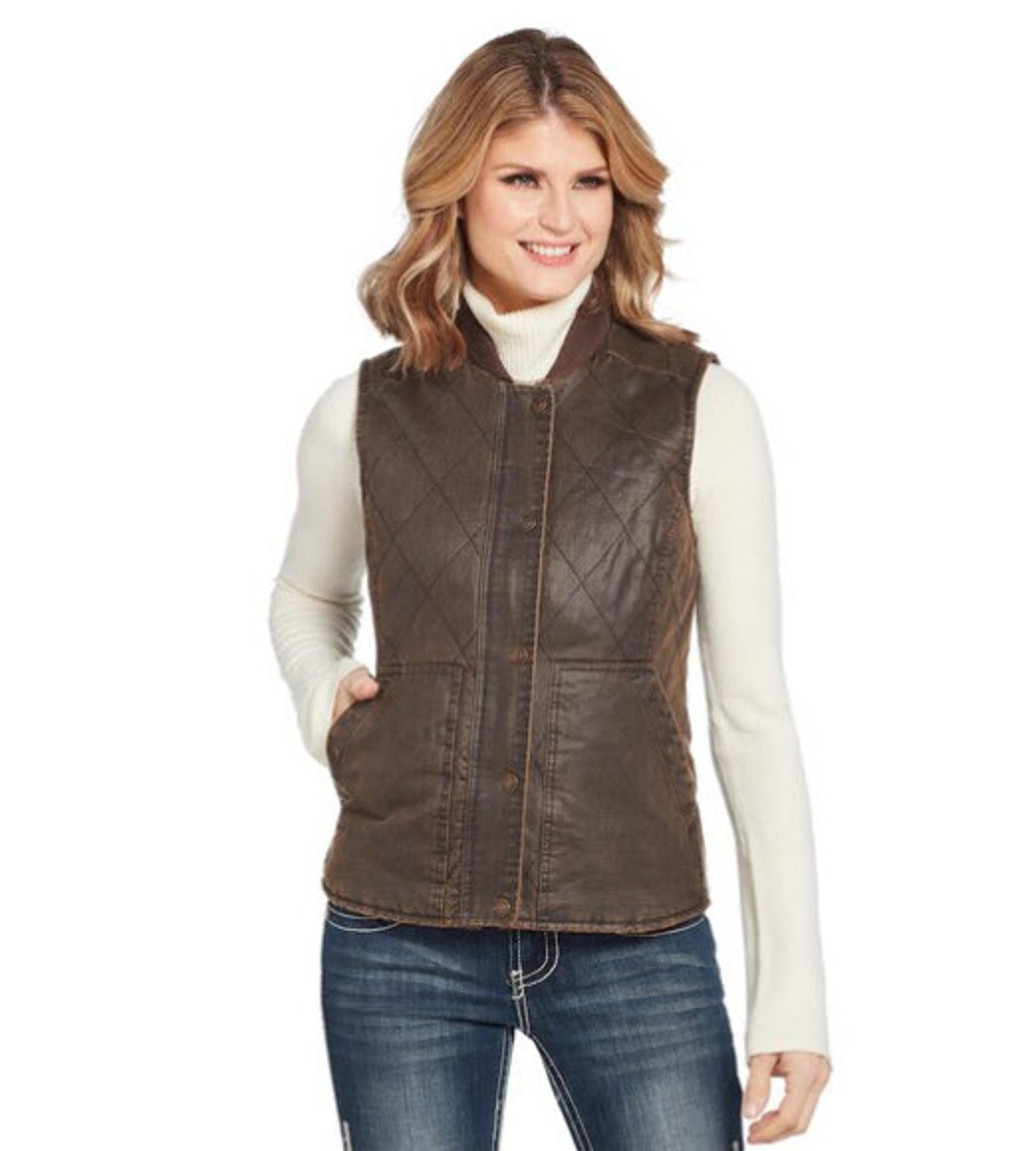 Cripple Creek Womens Enzyme Washed Concealed Carry Vest