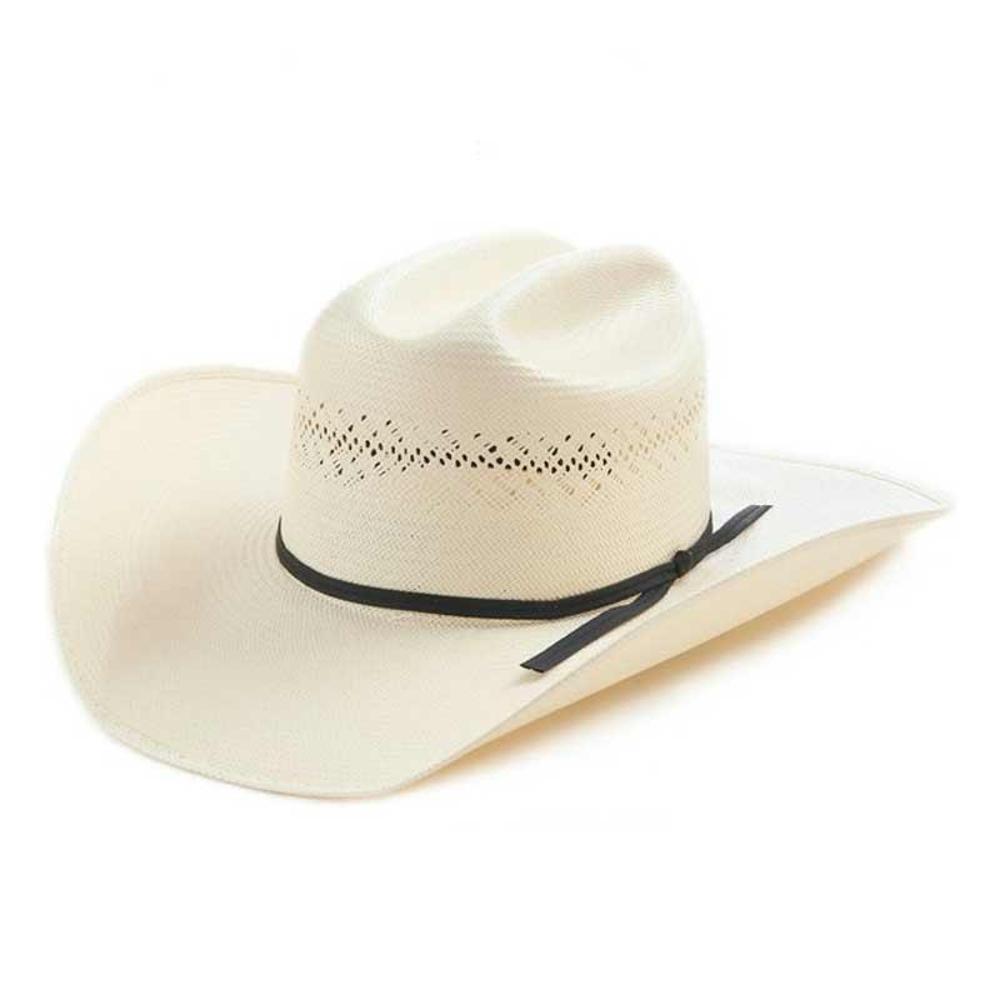 Resistol Double R Luke 20X Shantung Straw Cowboy Hat