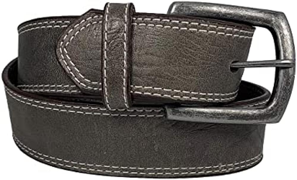 Twisted X Mens Leather Grey Elephant Stamped Belt